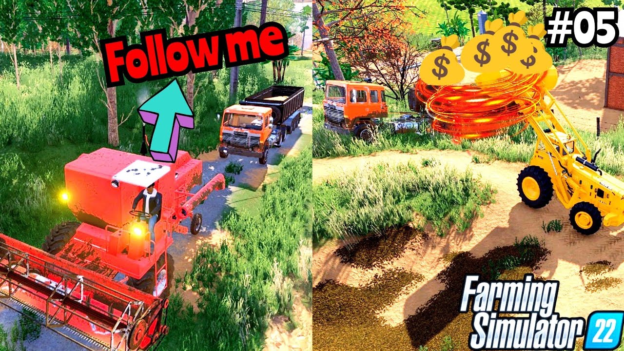 Venda da silagem tá dando lucro/Farming Simulator 22 ep05