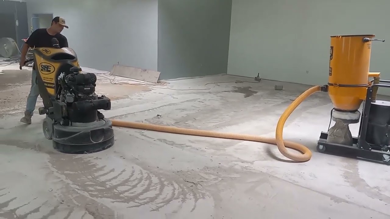 Removing Carpet Glue with Sase PDG8000P