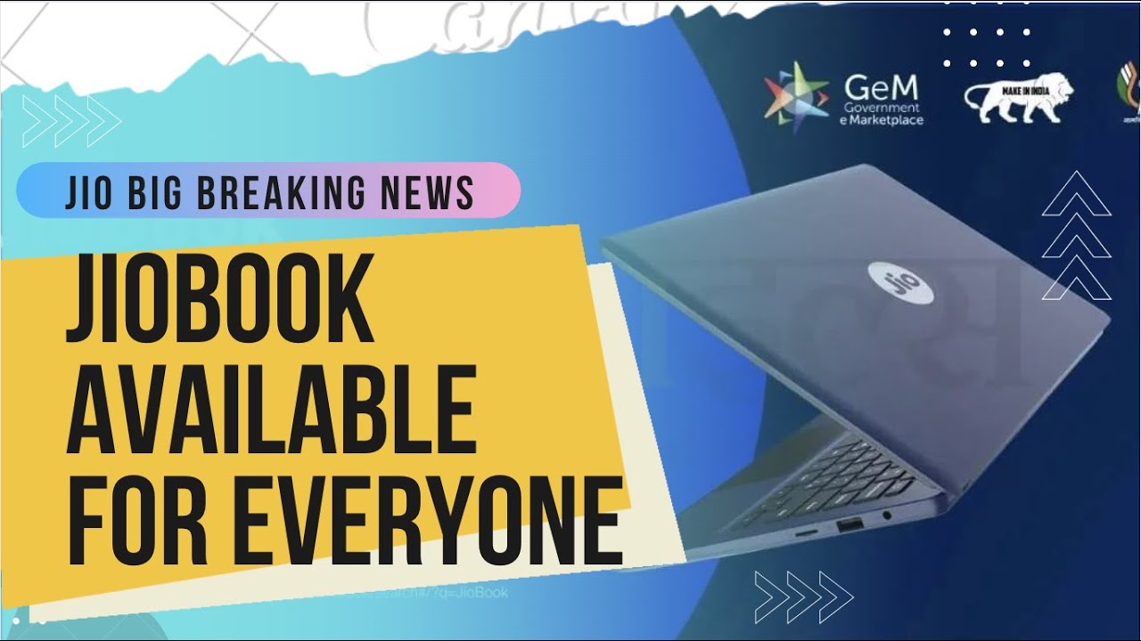 Reliance Jio Big Breaking News | JioBook Launch for Everyone at ₹15799