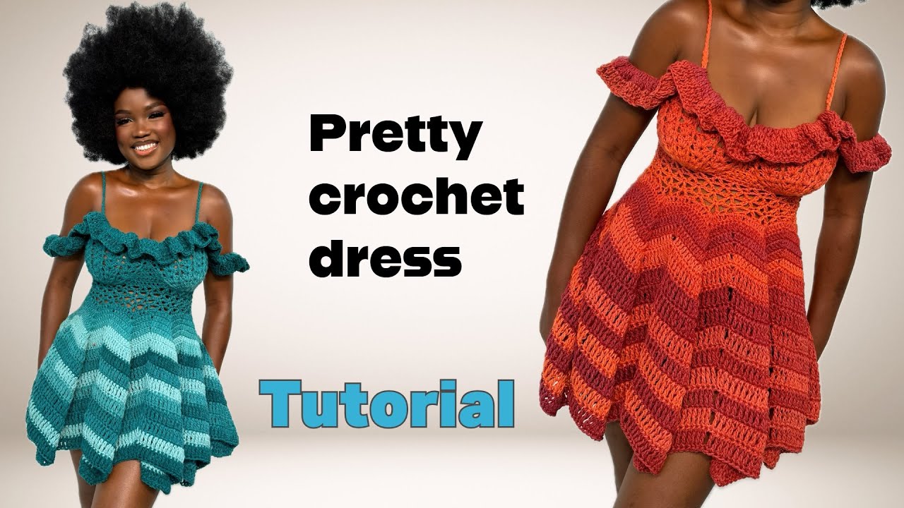 How to crochet a Dress/ beginner&rsquo;s friendly/ 