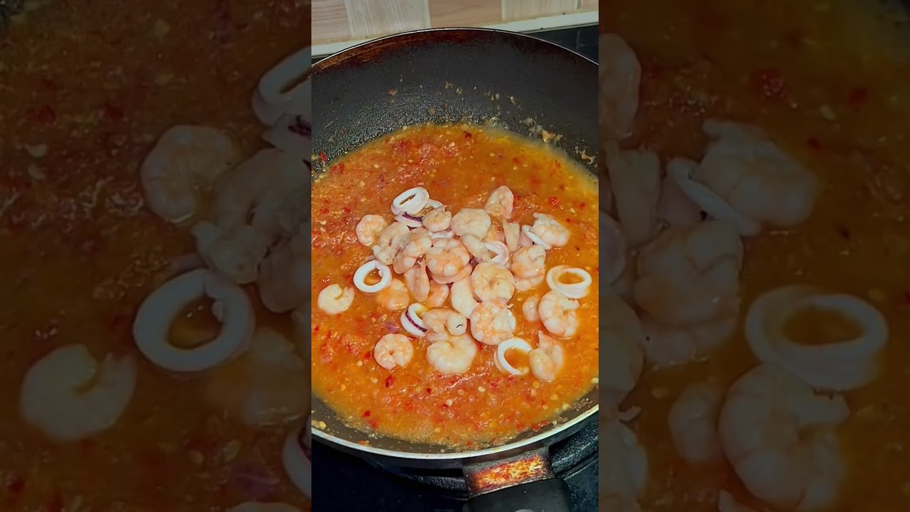 UCSP UDANG CUMI SAUS PADANG #shorts #youtubeshorts #resep
