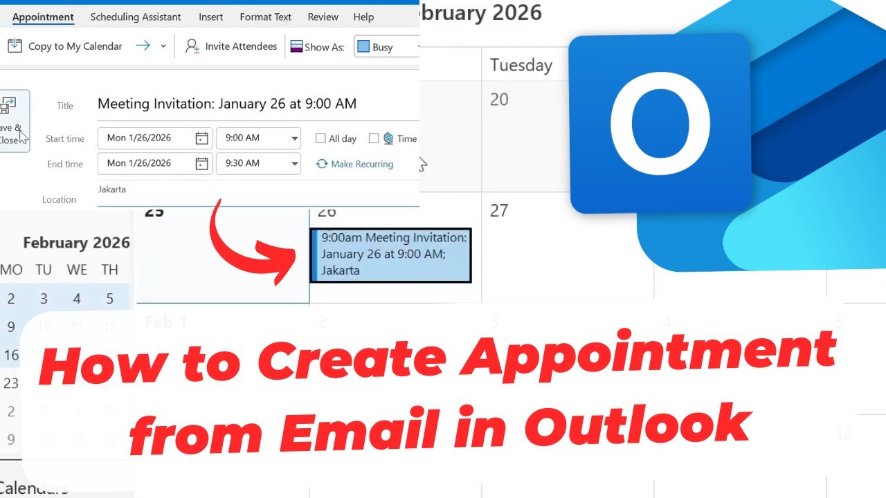 Как создать встречу из электронного письма в Outlook