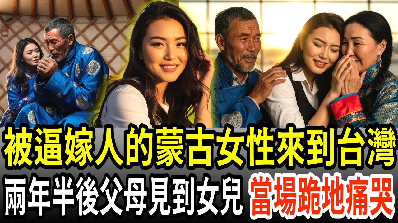 為了救家人嫁到台灣的蒙古女兒,兩年半後父母在機場跪地痛哭的原因