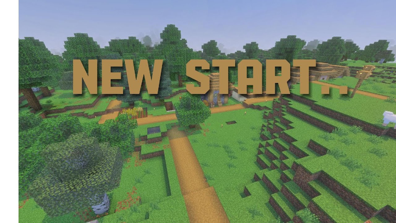 Starting a New World in Minecraft! (We had mic issues NO MIC)