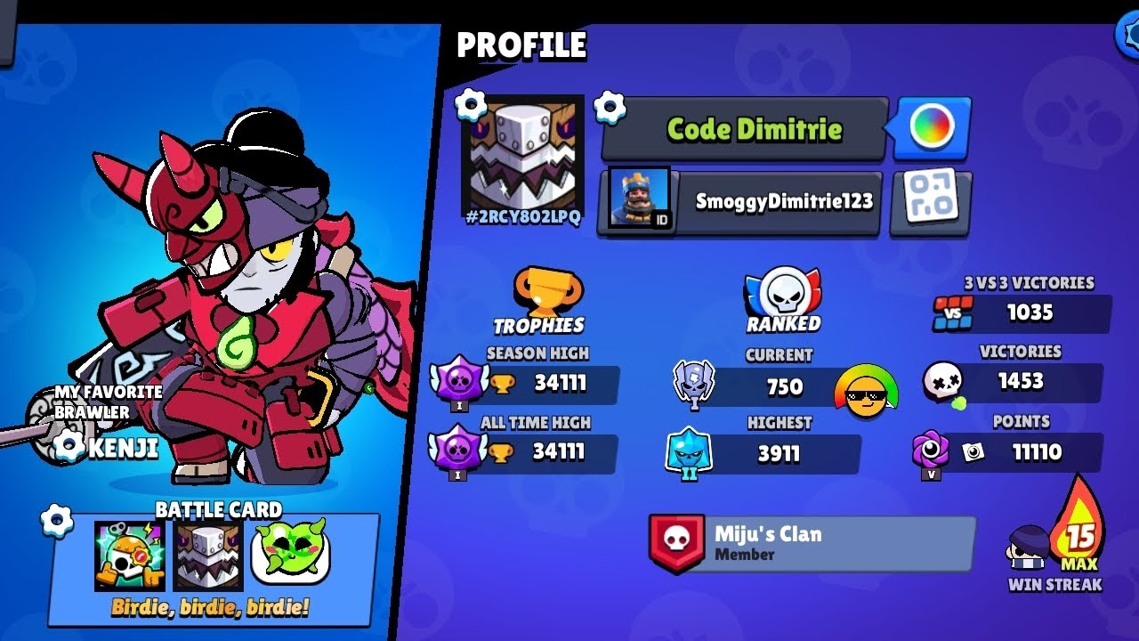 Day2 push 35k  Today I made plus 111trophies to 5 like part3