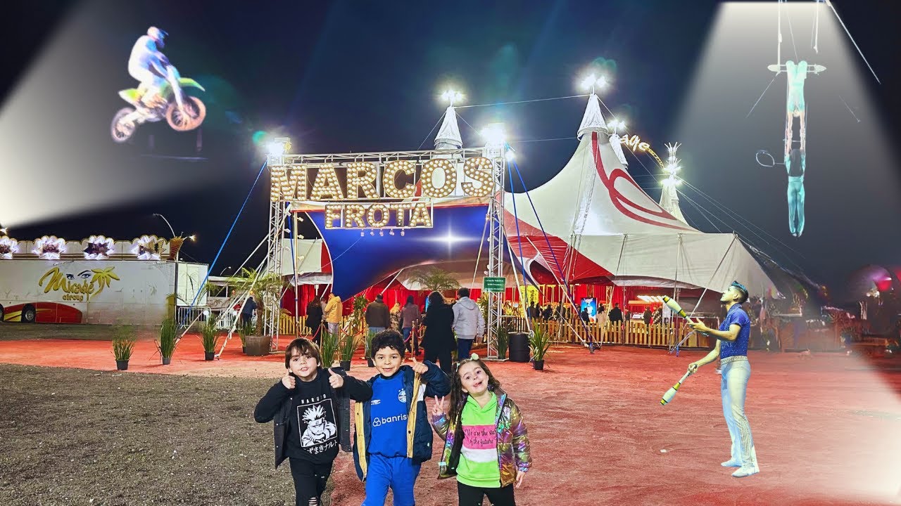 MIRAGE CIRCO - CIRCUS MIRAGE - Fomos no circo do Marcos frota!