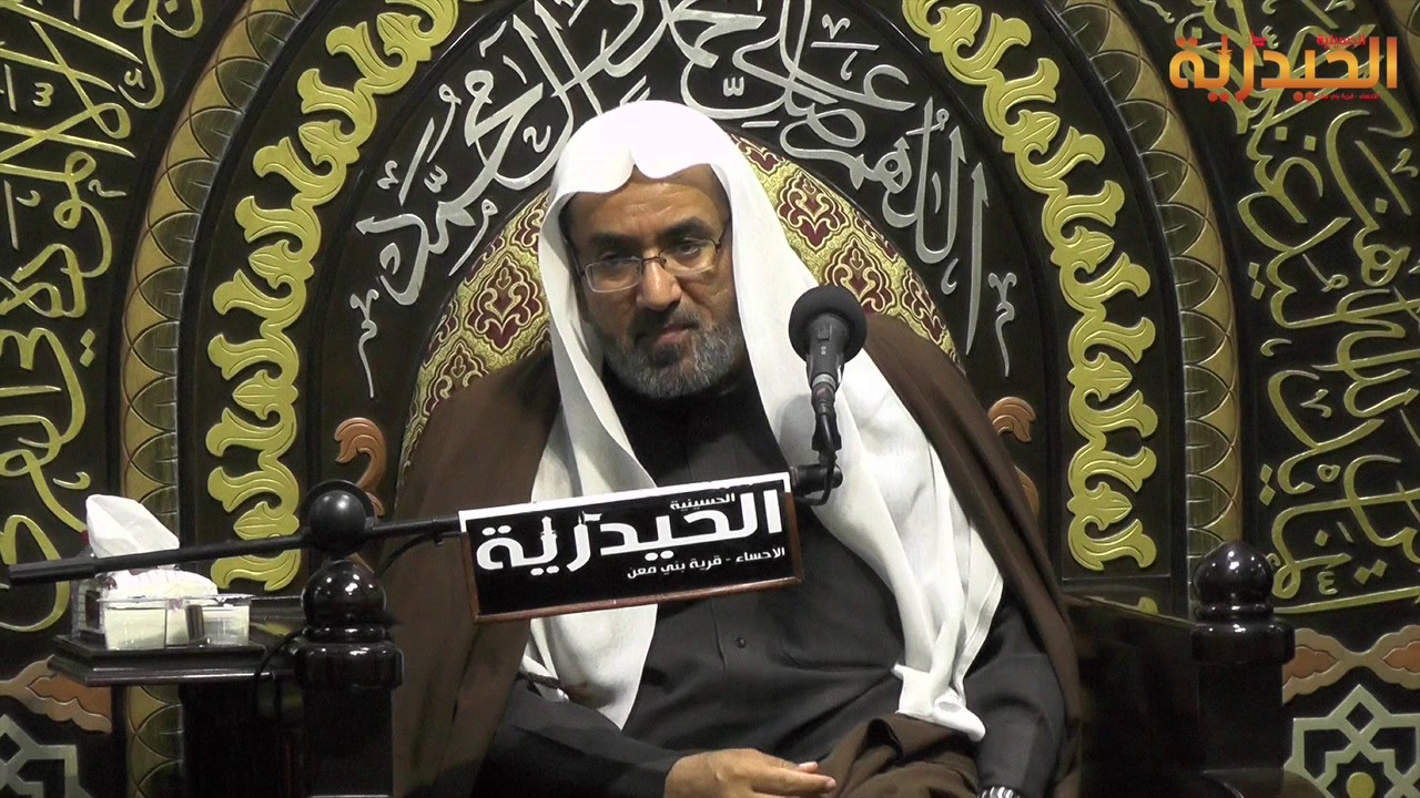 الشيخ عيسى الحبارة ليلة إستشهاد السيدة الزهراء عليها السلام -الحسينية الحيدرية -بني معن