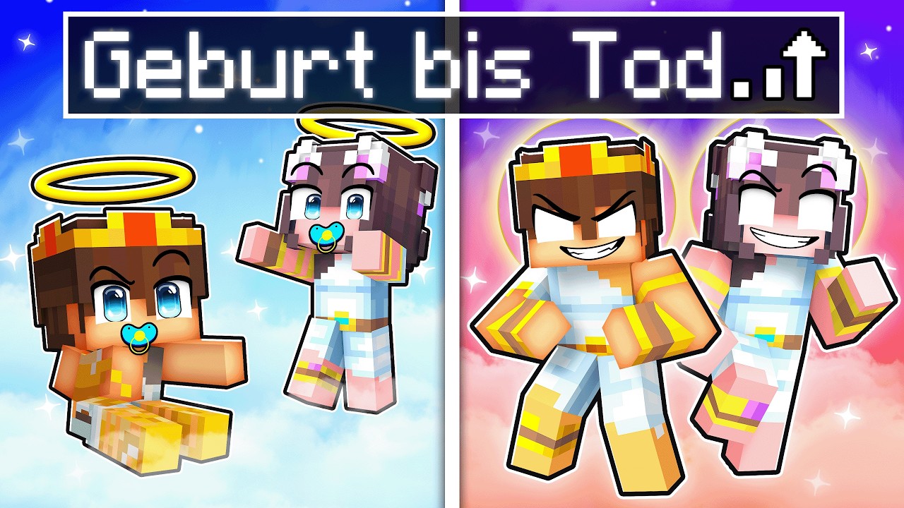 GEBURT bis TOD als HIMMELSKRIEGER in Minecraft!