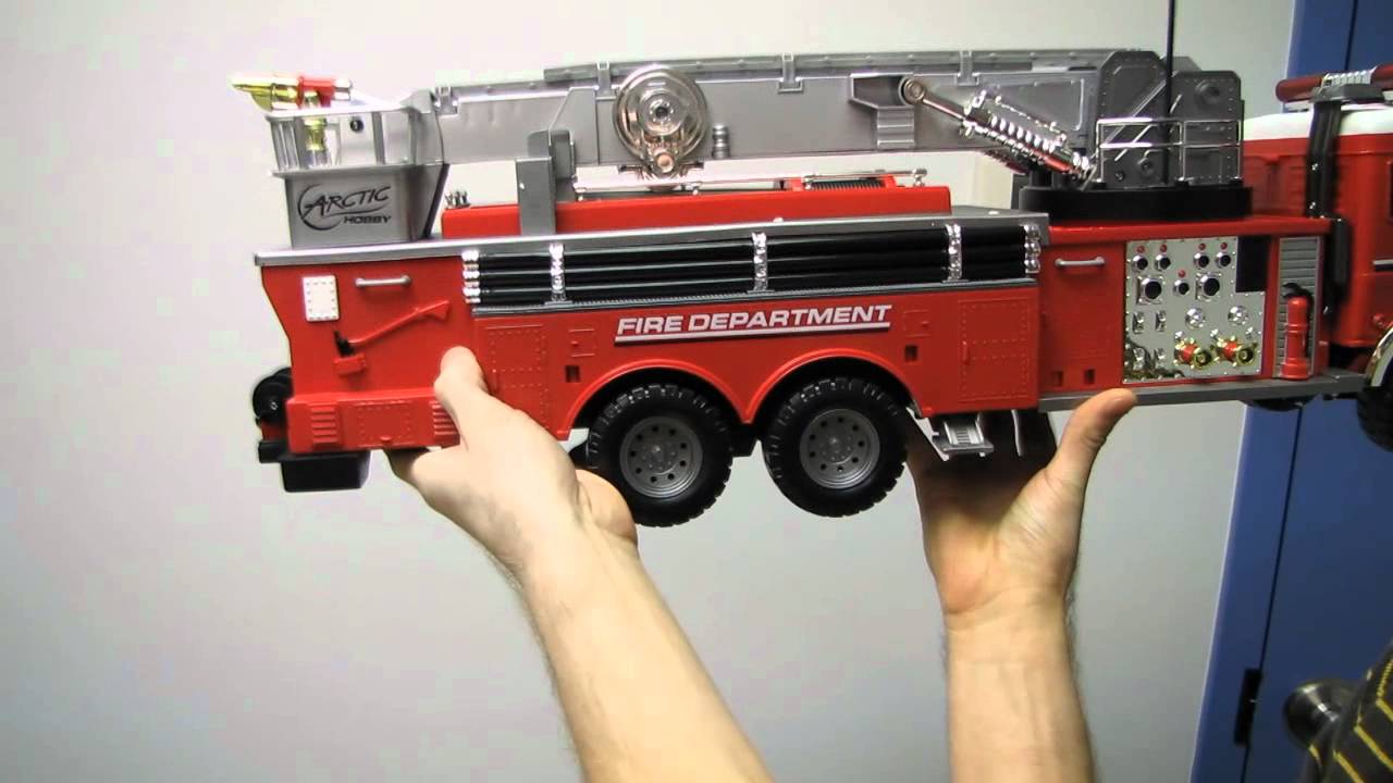 Arctic Hobby Land Rider 503 RC Firetruck Unboxing & First Look Linus Tech Tips