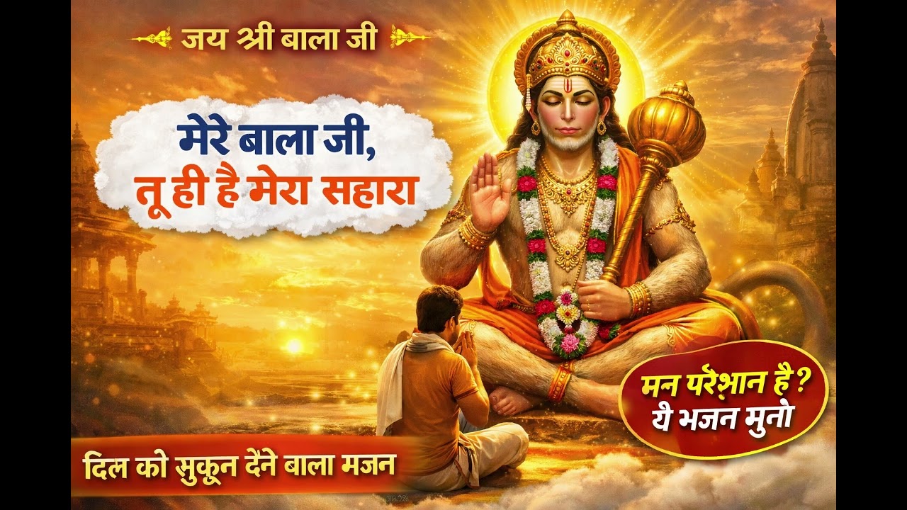 “जब मन परेशान हो तो सुनो ये बाला जी भजन | मेरे बाला जी तू ही है  मेरा सहारा ”