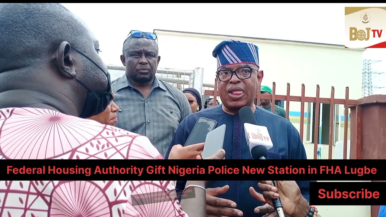 Sen. Gbenga Ashafa MD/CEO FHA Gift Nigeria Police A Luxury Police Station in Abuja...