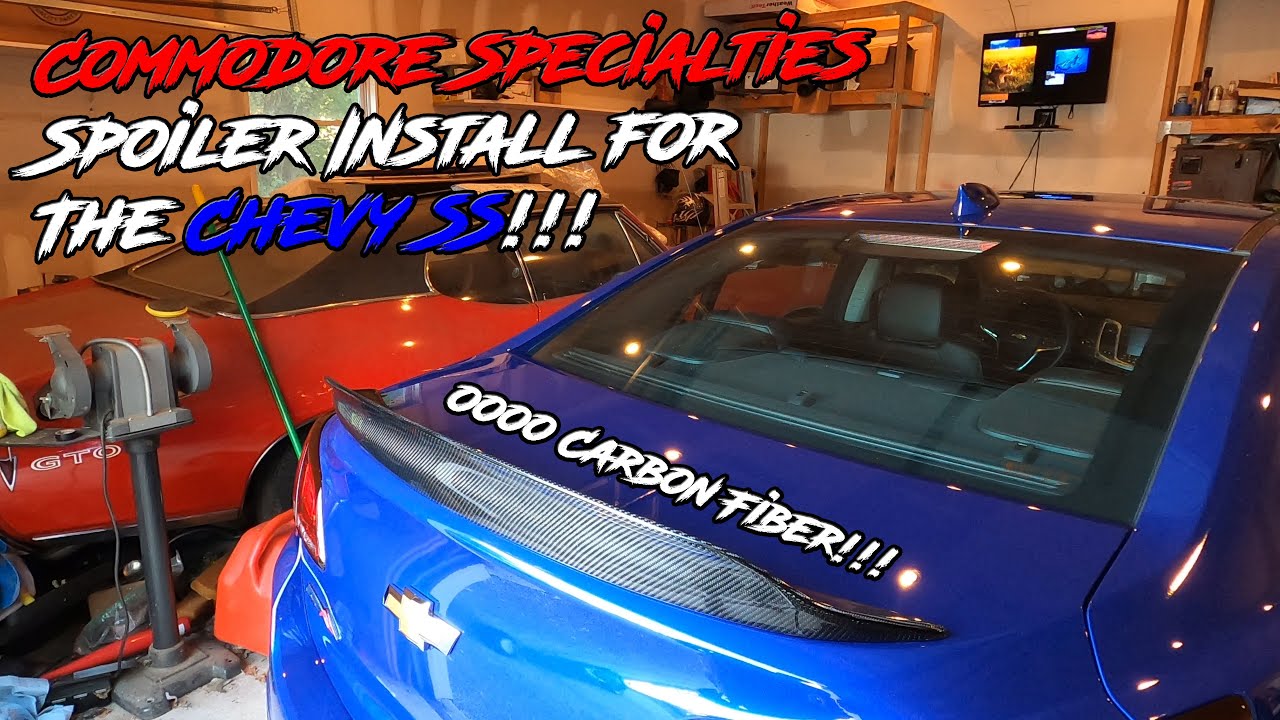 2017 Chevy SS Commodore Specialties Carbon Fiber Spoiler Install
