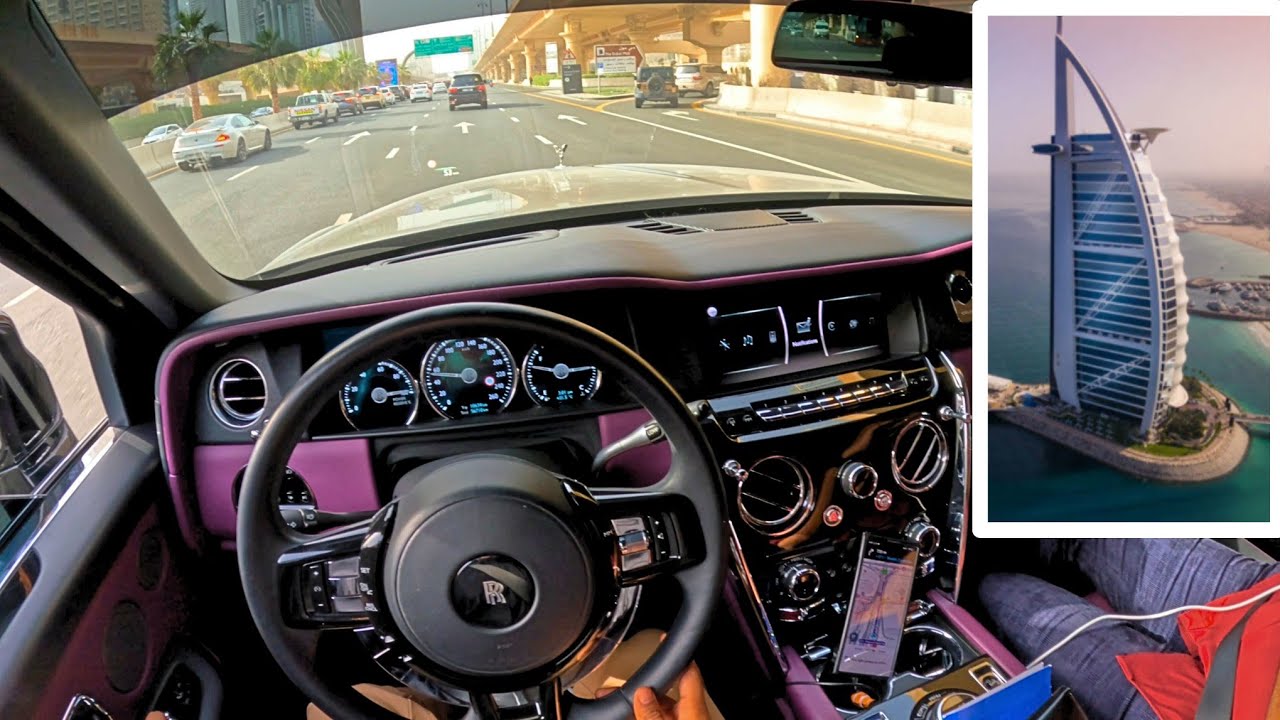 POV-Visiting World's Only 7star Hotel in ROLLS-ROYCE CULLINAN. (New Year spl) #rollsroyce #dubai