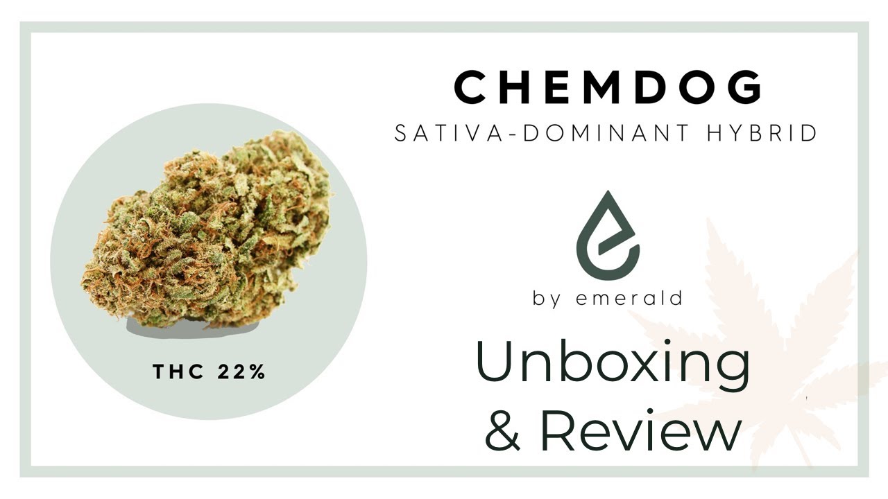 Cannabis Unboxing & Review ChemDog from Emerald Health Therapeutics
