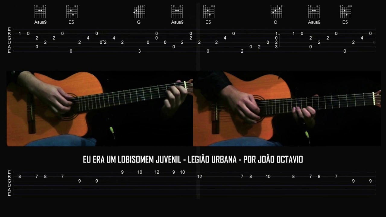 Eu Era Um Lobisomem Juvenil - Legião Urbana - por João Octavio (tablatura)