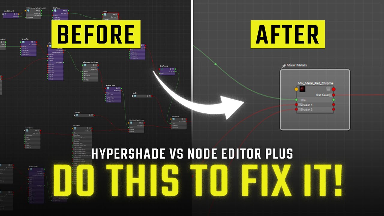 Why does YOUR Maya HYPERSHADE look so OUTDATED?