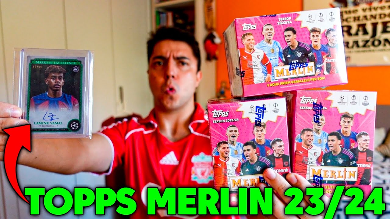 ME SALE AUTÓGRAFO!!! APERTURA TOPPS MERLIN 2023/24 VALUE BOX
