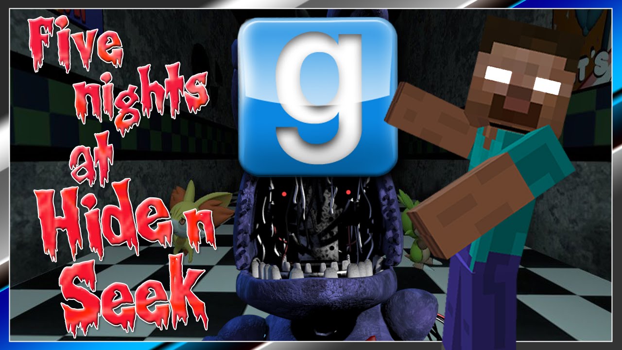 FNAF vs MINECRAFT - Five Nights at Garry's Mod | NASCONDINO CON I MOSTRI