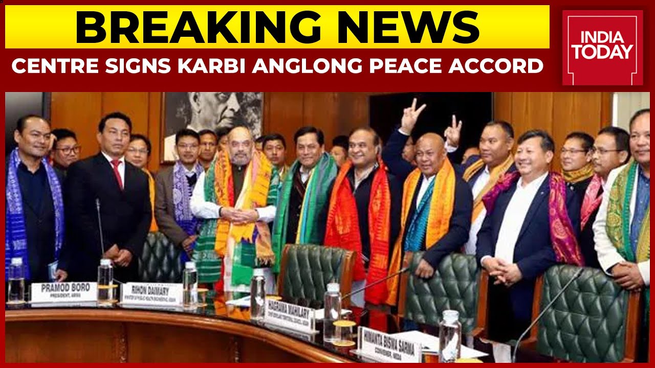 Assam Peace Deal: Centre Signs Historic Karbi Anglong Peace Accord | Breaking News