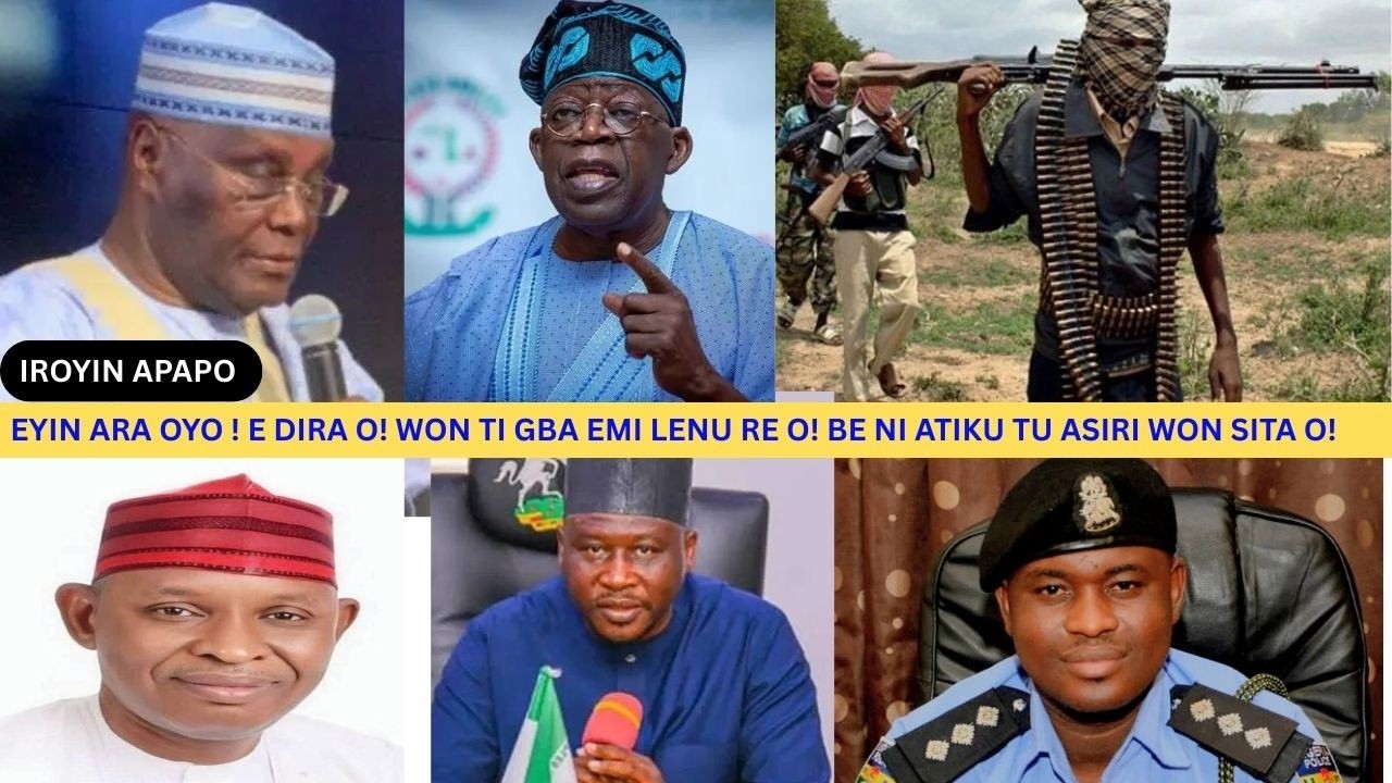 EYIN ARA OYO ! E DIRA O! WON GBA EMI LENU RE O! BE NI ATIKU TU ASIRI WON SITA O!