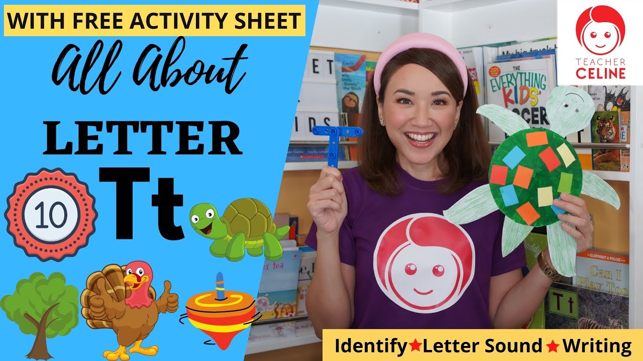 Letter Tt | Phonics for Kids | ABC Sounds | Art Activity | Learn to Read