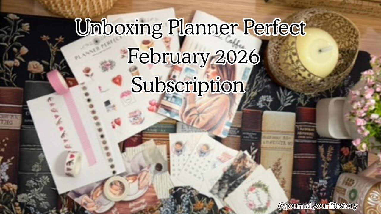 Unboxing Planner Perfect Subscription Box February 2026