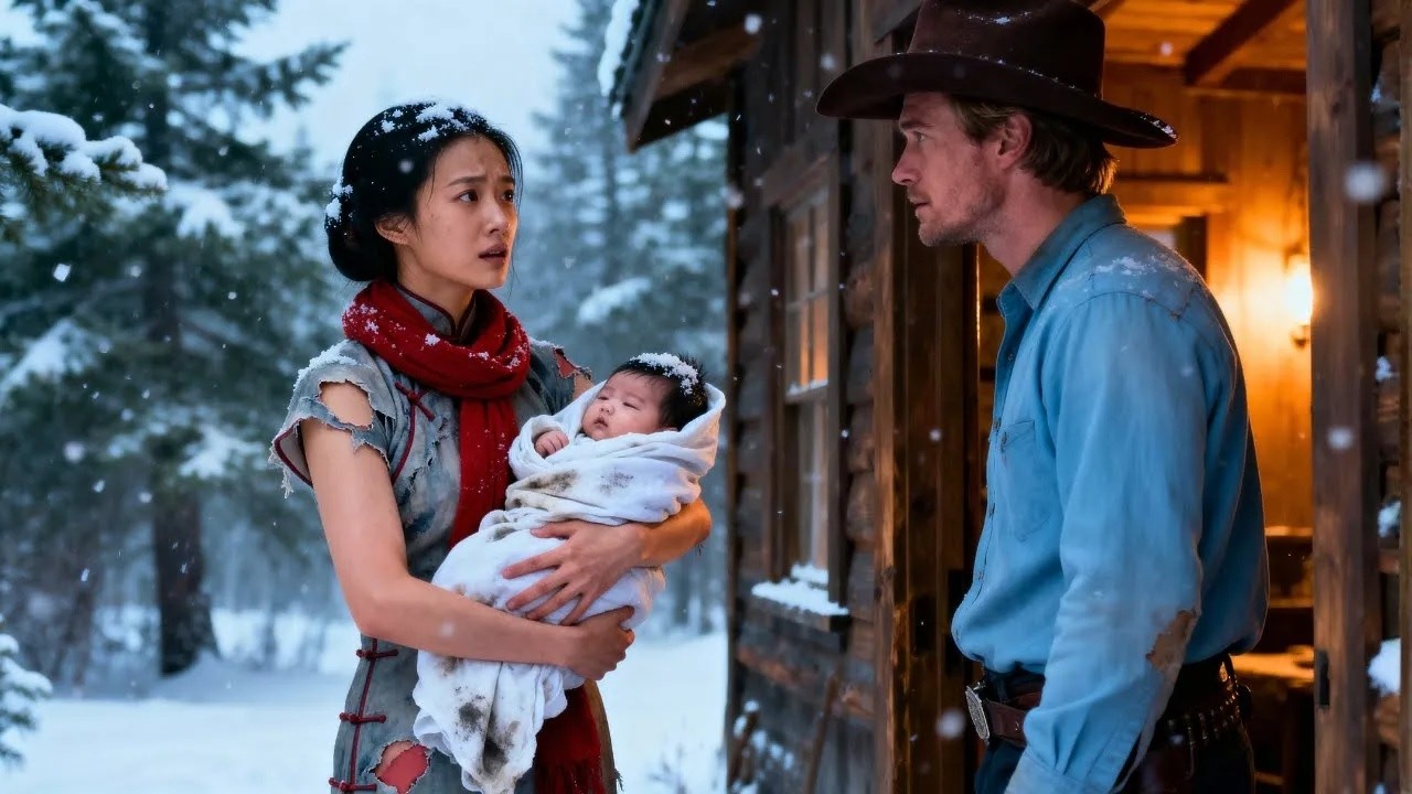 “Can You Pretend to Be My Husband for Christmas？” — Chinese Widow Begged Rancher to Save Her Newborn