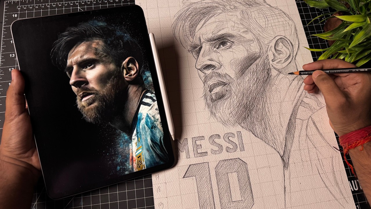 How to draw Lionel Messi,  Messi drawing,  FIFA World Cup 😍
