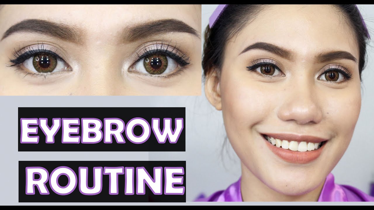EYEBROW ROUTINE | Purpleheiress