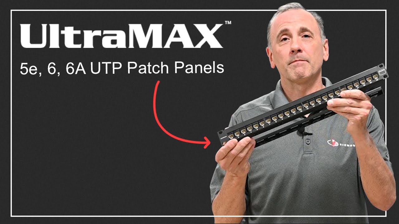 UltraMAX™ 5e, 6, 6A UTP Patch Panels Overview