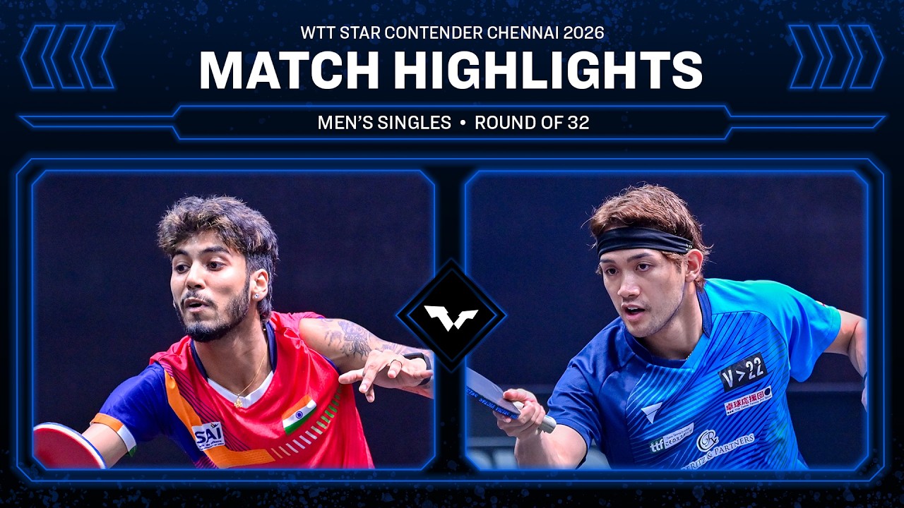 Ankur Bhattacharjee vs Kazuhiro Yoshimura | MS R32 | #WTTChennai 2026