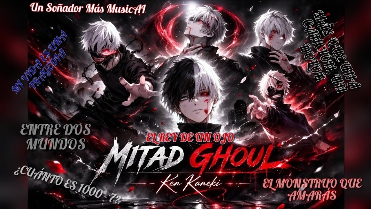 KEN KANEKI J-POP/ROCK - MITAD GHOUL (TOKYO GHOUL) UN SOÑADOR MÁS 