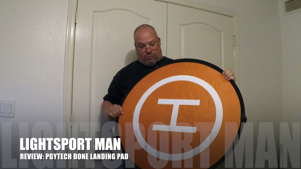 LightSport Man Review PGYTECH Drone Landing Pad