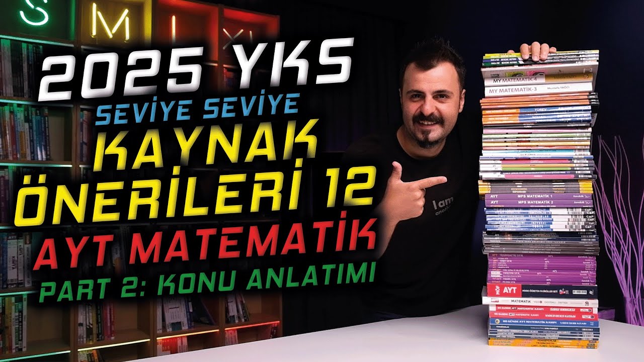 2026 AYT Matematik Kaynak Önerileri | 2. Video: Fasiküller ve VDK | Sponsorsuz | Kaynak Kombini 12