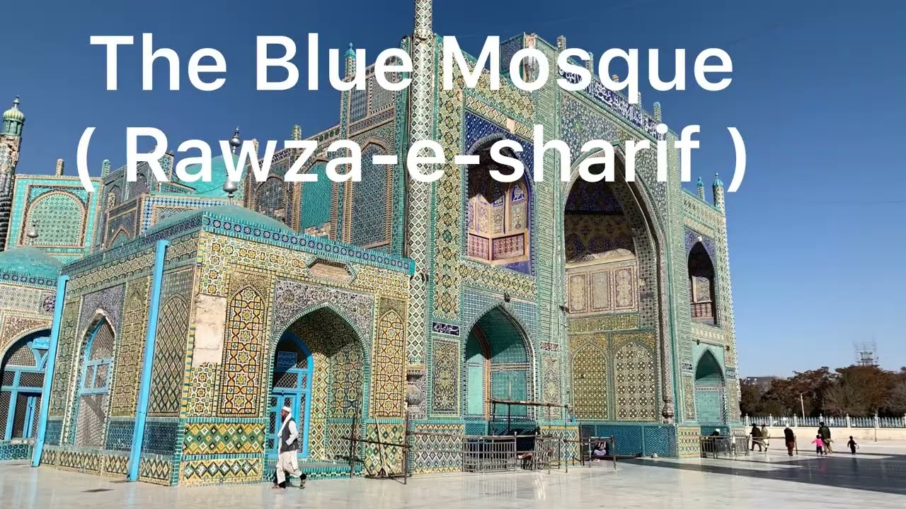 Inside the Blue Mosque (Rawza Sharif) in Mazar-e-Sharif
