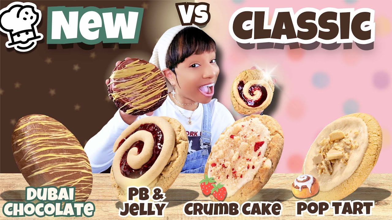New Dubai Cookie vs Returning Classics 🍪| Crumbl ASMR (No Talking)