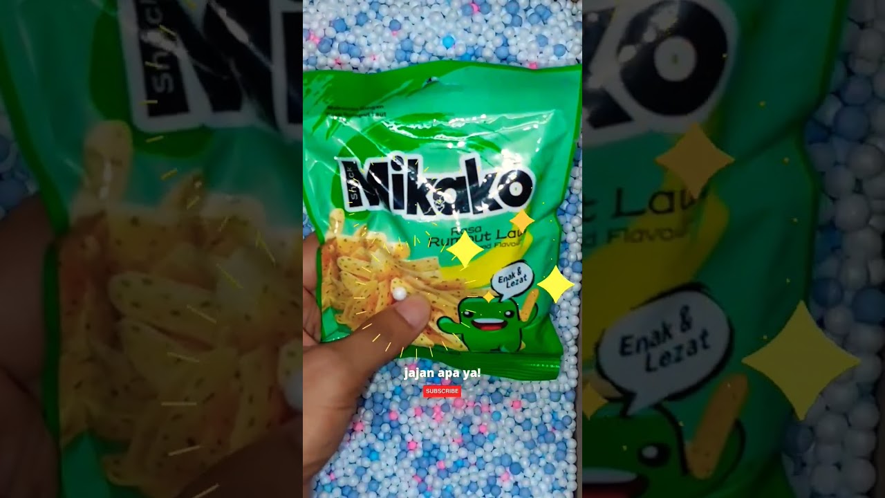 mencari dan menemukan jajanan Mikako di dalam kardus #huntingjajan #jajanan #mikako