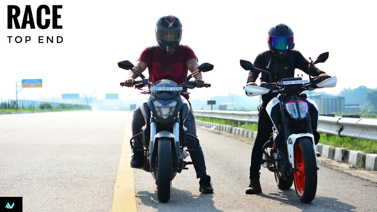 Dominar 400 2019 vs Duke 390 Race | Top End
