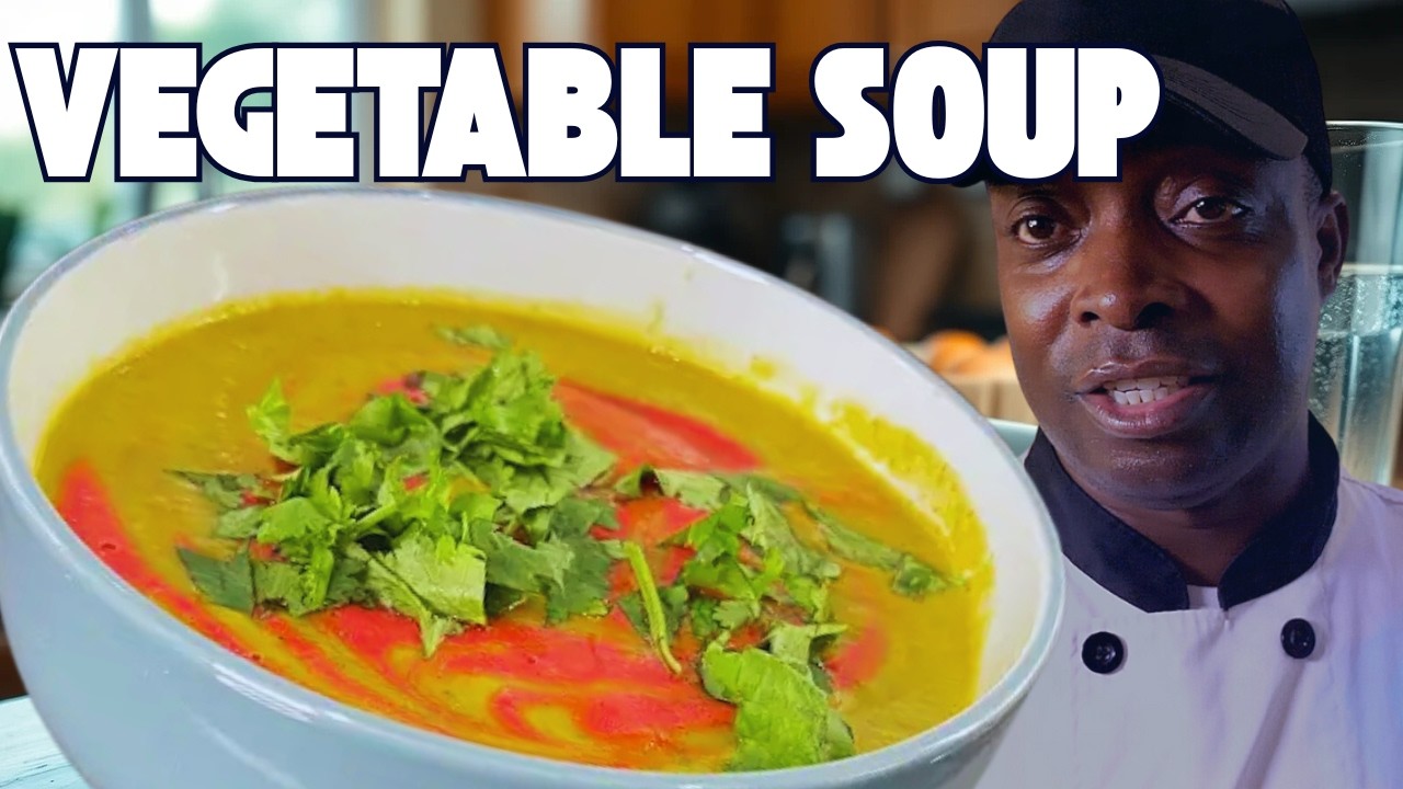 Creamy vegetable soup is great for weight loss!