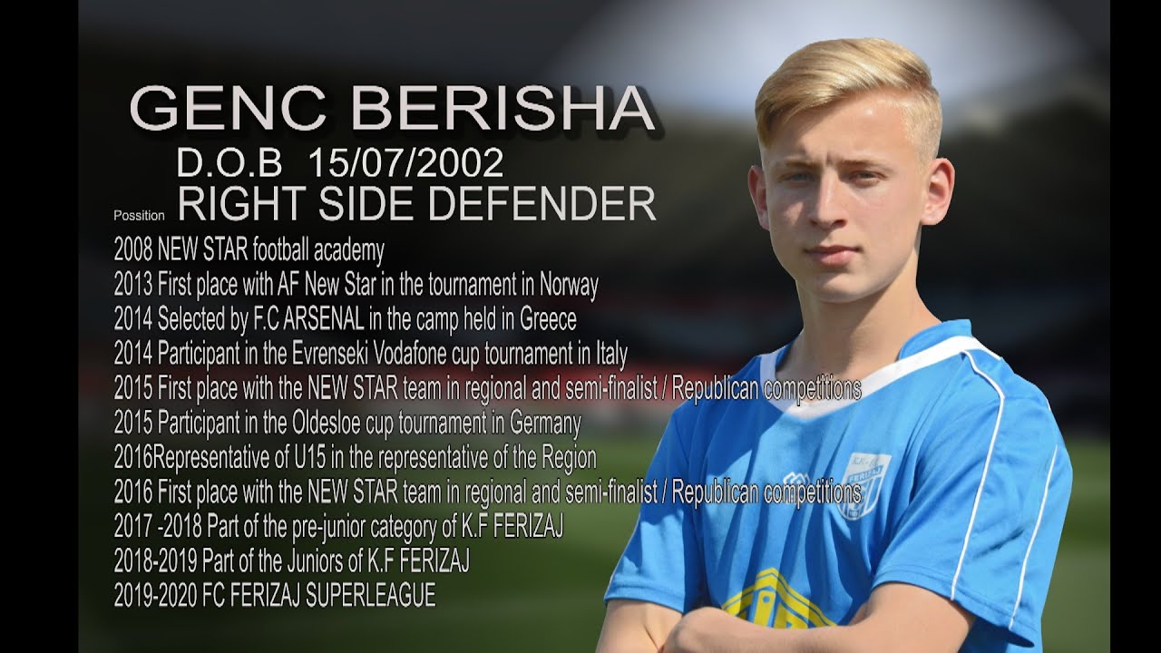 GENC BERISHA VIDEO CV 2020