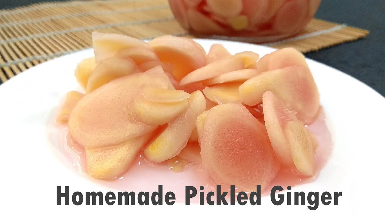 Sweet and Sour Pickled Ginger (Gari Ginger)