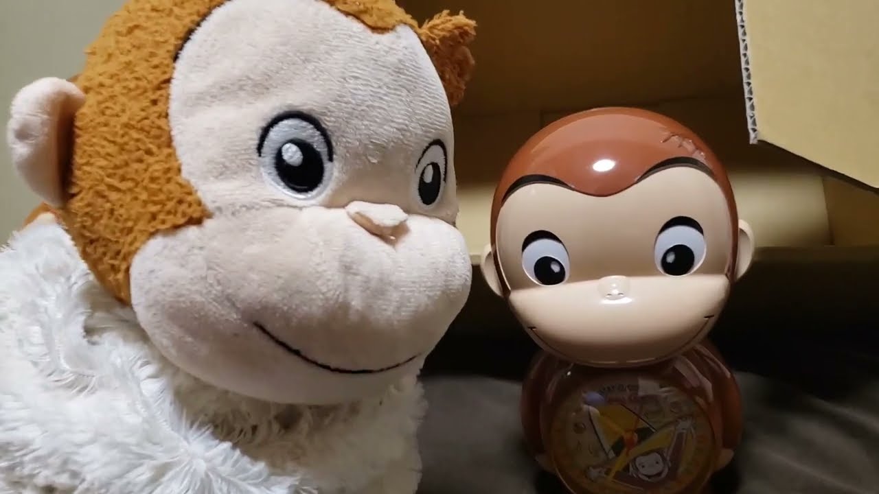 おさるのジョージの目覚まし時計🐵と対面！！