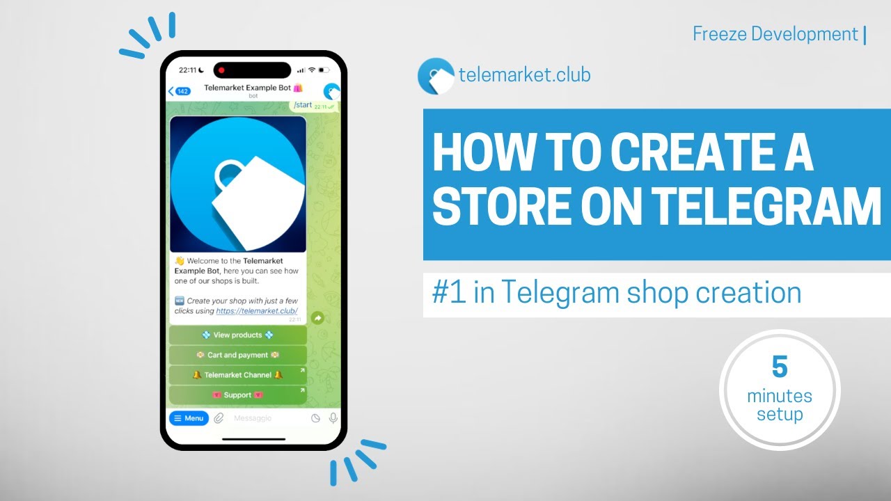 How to create a store on Telegram • Telemarket