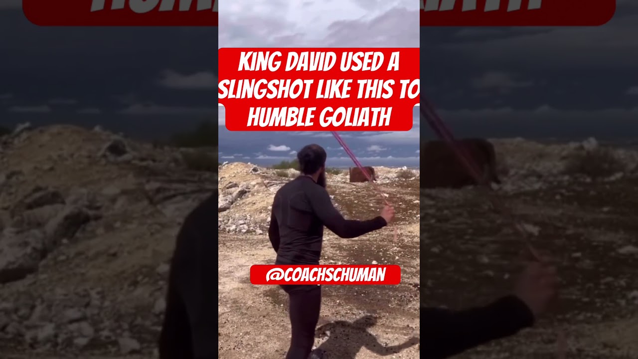 King David used a slingshot like this to humble Goliath