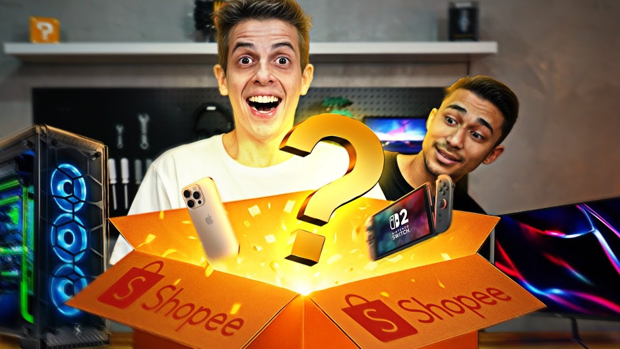 Paguei R$1.000 na CAIXA MISTERIOSA da SHOPEE