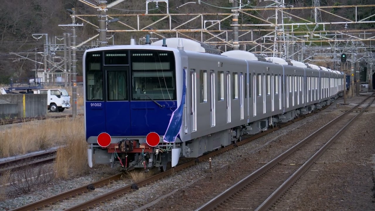 【早くも2本目が登場！EF210-302牽引】東武90000系91002F 甲種輸送 函南到着・真鶴通過・大船通過【4K HDR】