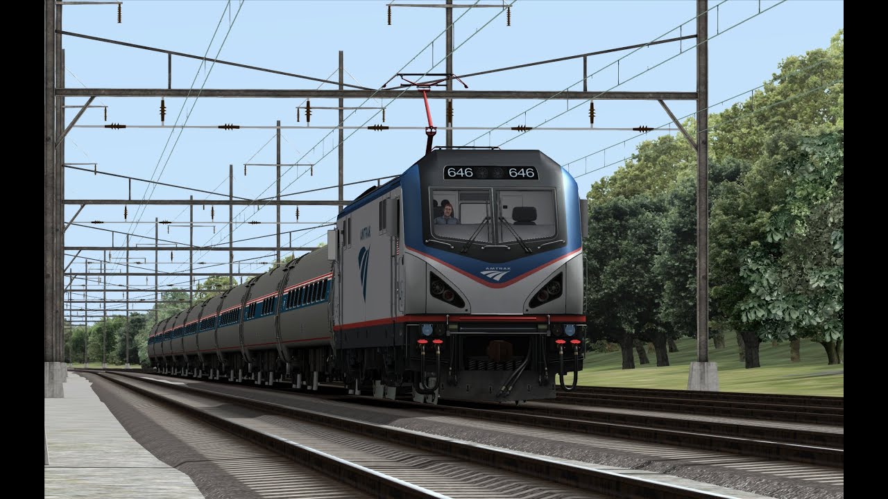 [TS2022+OpenRails] Northeast Regional Train 194 in the Summer with ATC
