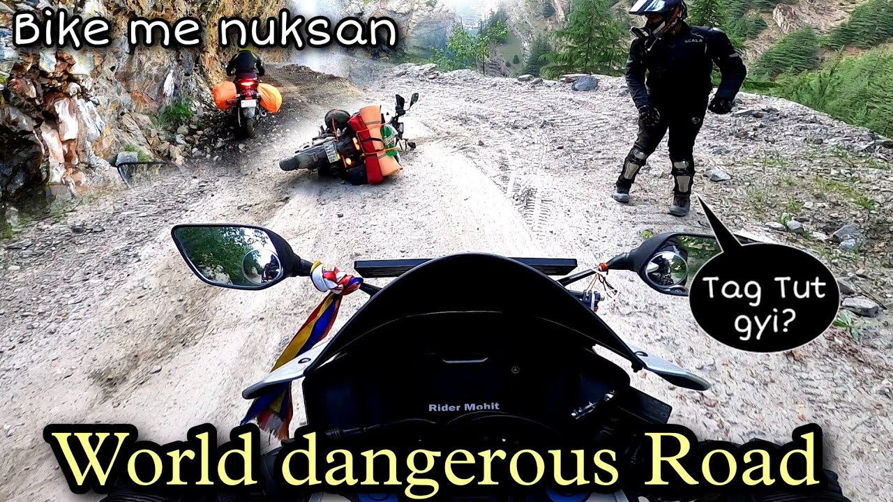 World dangerous road (Full off Rode) Sach pass to Killar Apache 200 Cres