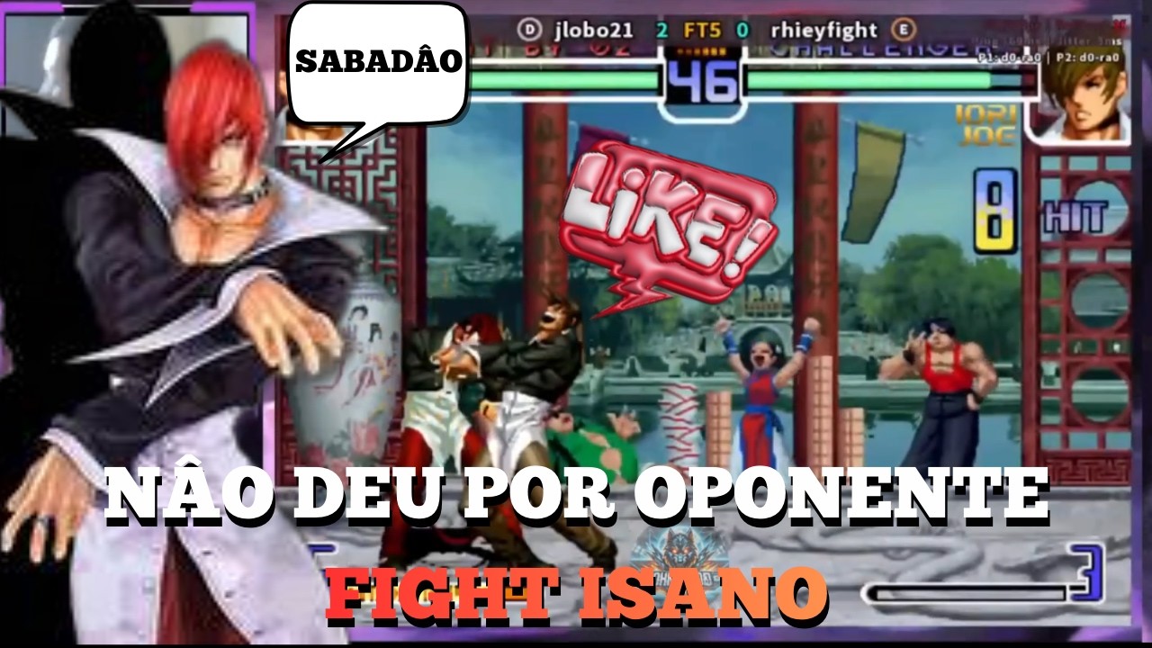 NAO DEU POR ADIVERSARIO FOI AVASALADOR A VITORIA KKK #kof2002 #kof #retrogames