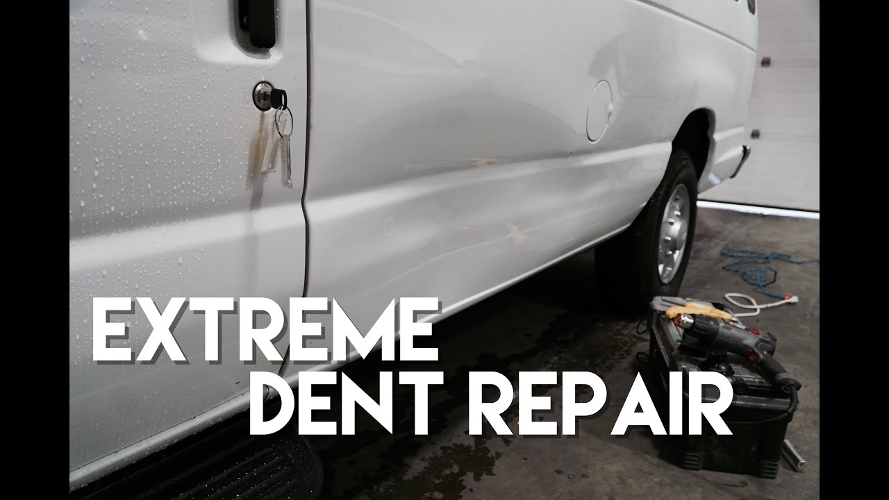 Extreme PDR Big Dent Repaired By Dentlesstouch
